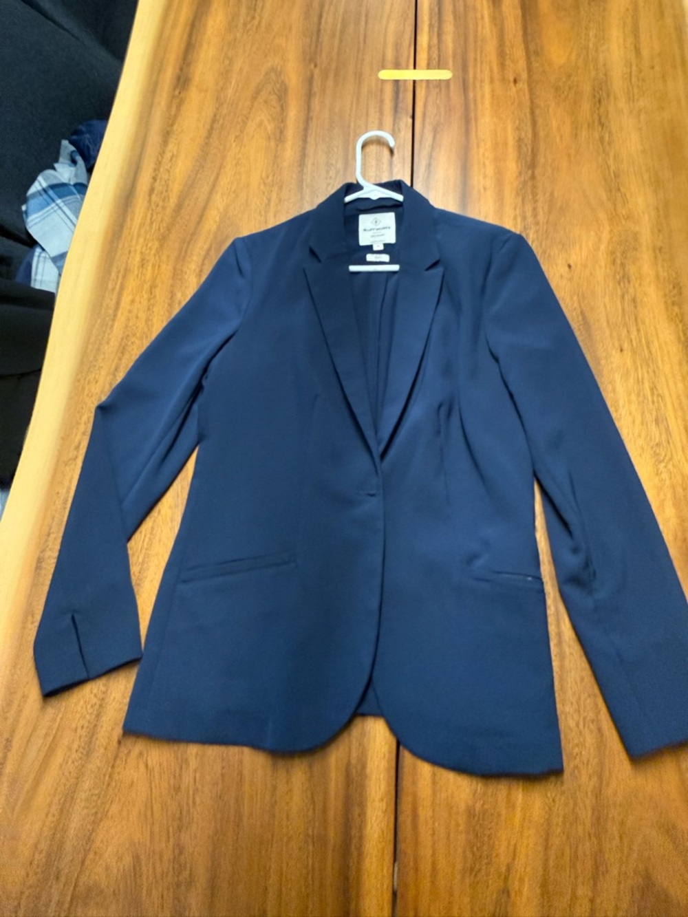 Bluffworks Slim Navy Single-Button Blazer